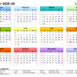 Calendar 2025 (Uk)   Free Printable Pdf Templates Pertaining To 2025 Calendar Printable