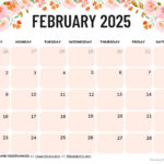 February 2025 Calendar (52 Free Pdf Printables) For Printable Calendar Feb 2025