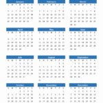 Free 2025 Calendars In Pdf, Word, Excel For Printable Calender 2025