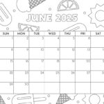 June 2025 Calendars   107 Free Printables | Printabulls Intended For June 2025 Printable Calendar