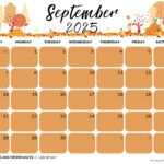 September 2025 Calendar (52 Free Pdf Printables) With Regard To September 2025 Printable Calendar