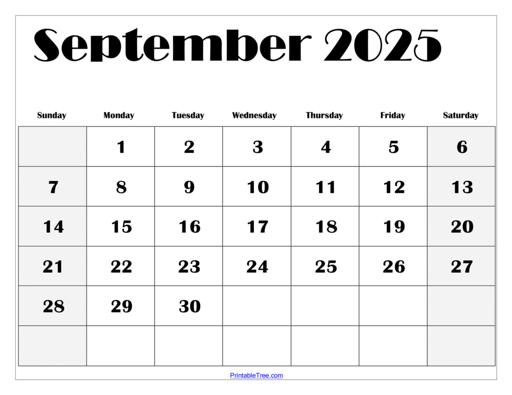 September 2025 Calendar Printable Pdf Template With Holidays Pertaining To September 2025 Printable Calendar