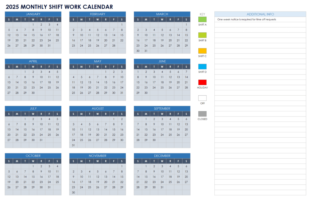 15 Free 2025 Monthly Calendar Templates | Smartsheet Intended For  Calendars 2025 | CalendarCrazePrint.Com