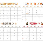 2022 4 Month Calendars   20 Free Printables | Printabulls Regarding Printable Calendar 4 Months Per Page 2025  | CalendarCrazePrint.Com