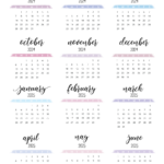 2024 2025 Calendar Free Printables   World Of Printables For Printable Small Calendar 2025 | CalendarCrazePrint.Com