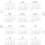 2024 2025 Calendar Printables | Free Pdf In Printable Yearly Calendar 2024 And 2025 | CalendarCrazePrint.Com