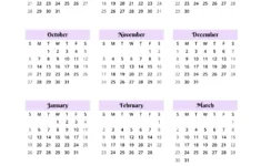 2024-2025 Calendar Printables | Free Pdf inside Printable Calendar 2024 2025 | CalendarCrazePrint.Com