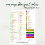 2024 2025 Catholic Liturgical Calendar Year At A Glance For  Calendars 2025 | CalendarCrazePrint.Com