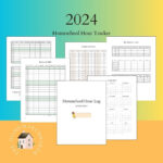 2024 2025 Homeschool Hour Log Pdf Printable, Hour Tracker In Mizzou 2024   2025 Calendar Printable | CalendarCrazePrint.Com