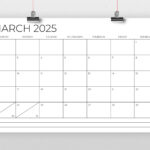 2025 11X17 Calendar Template Instant Download Thin Sans Serif Type Throughout 2025 Calendar Printable 11x17  | CalendarCrazePrint.Com