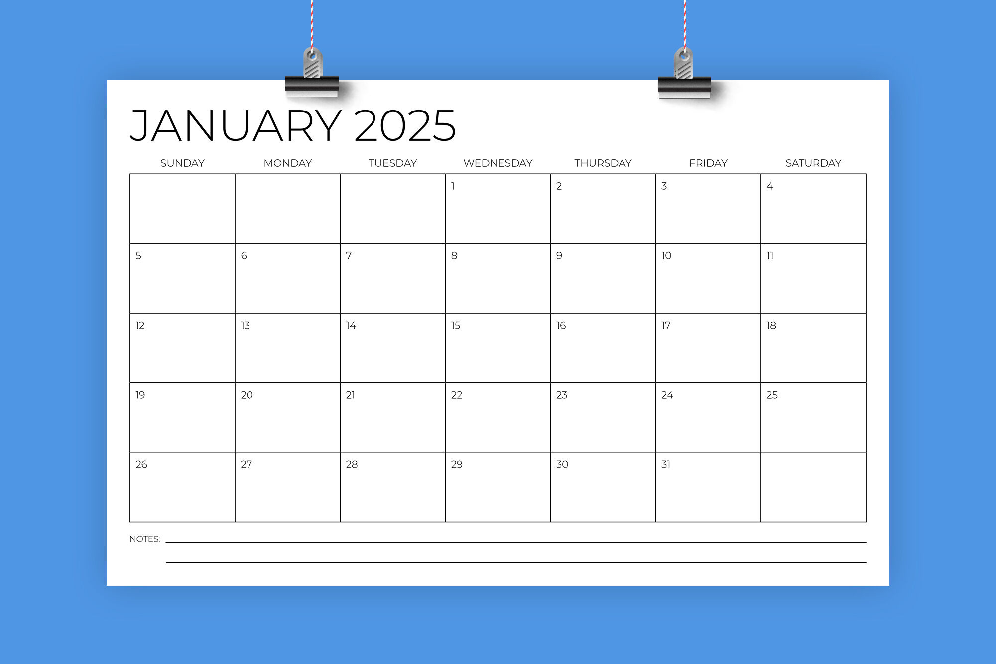 2025 11X17 Calendar Templaterunning With Foxes | Thehungryjpeg throughout Calendars 2025 | CalendarCrazePrint.Com