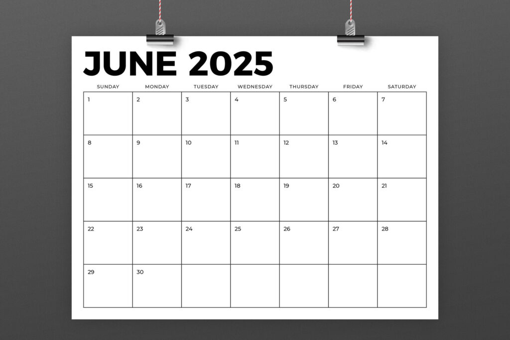 2025 8.5 X 11 Inch Calendar Templaterunning With Foxes With Regard To 2025 Calendar 8 5 X 11 Printable Free  | CalendarCrazePrint.Com