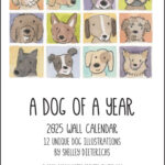 2025 A Dog Of A Year Calendar | Good Buddy Notes Within Printable Dog Calendar 2025 | CalendarCrazePrint.Com