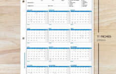 2025 Attendance Calendar Card Stock Paper, Employee Work Tracker within  Calendars 2025 | CalendarCrazePrint.Com