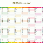 2025 Calendar In Printable Google Calendar 2025 | CalendarCrazePrint.Com