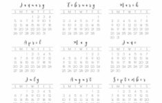 2025 Calendar Printable – 18 Cute & Free 2025 Yearly Calendar regarding  Calendars 2025 | CalendarCrazePrint.Com