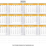 2025 Calendar   Printable Calendar 2025 With Holidays With Julian Calendar Printable 2025 | CalendarCrazePrint.Com