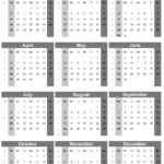 2025 Calendar Printable, ✓ Pdf, Excel And Image File   Free In 2025 Calendar With Weeks Printable Free  | CalendarCrazePrint.Com