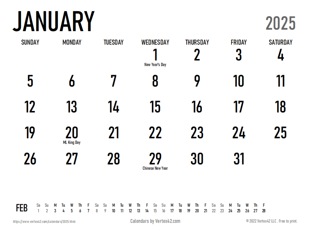 2025 Calendar Templates And Images For Free Printable Google Calendar 2025  | CalendarCrazePrint.Com