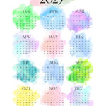 2025 Calendars | Entheosweb In  Calendars 2025 | CalendarCrazePrint.Com