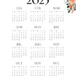 2025 Calendars | Entheosweb In Floral Printable Calendar 2025 | CalendarCrazePrint.Com