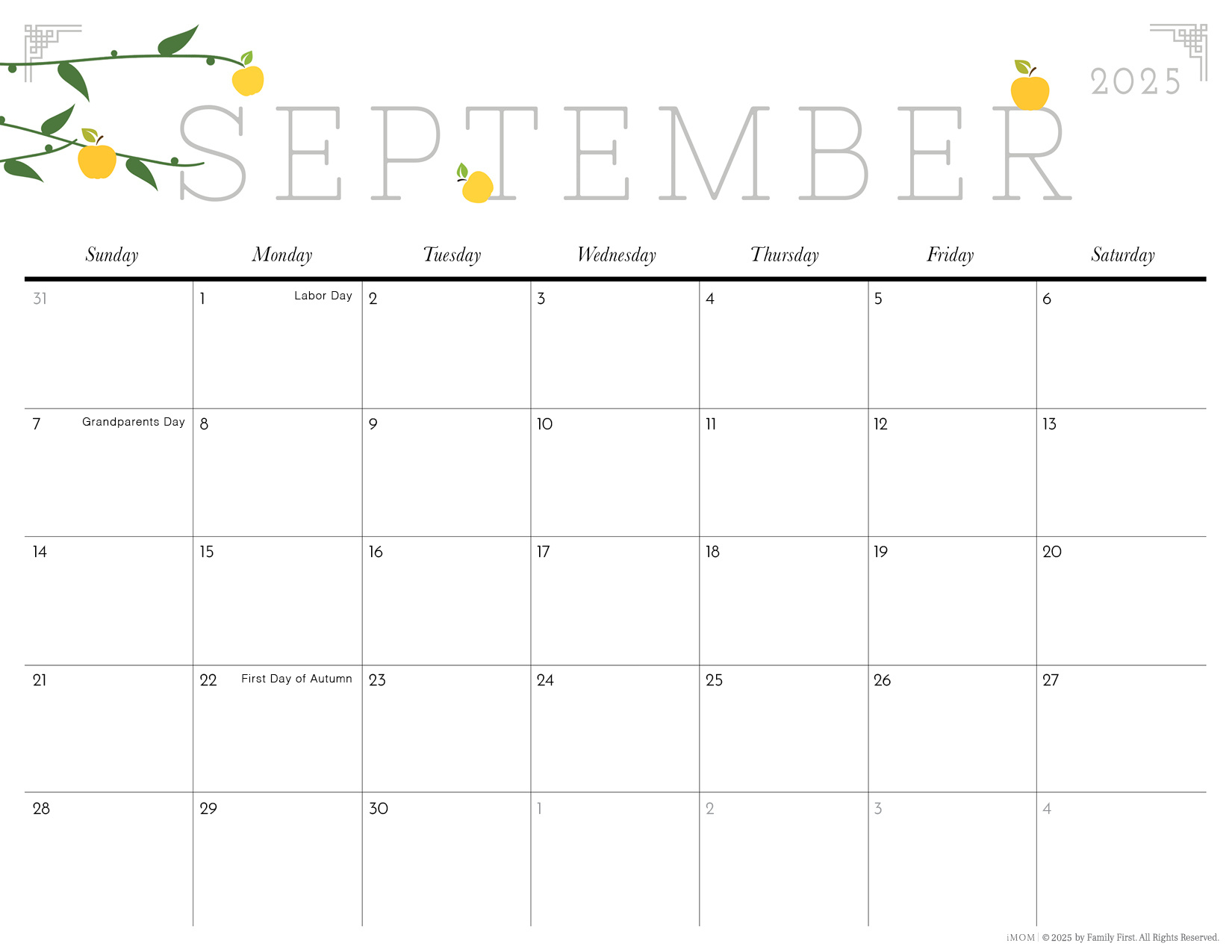 2025 Cute Printable Calendars For Moms - Imom for Cute Printable Monthly Calendar 2025 | CalendarCrazePrint.Com