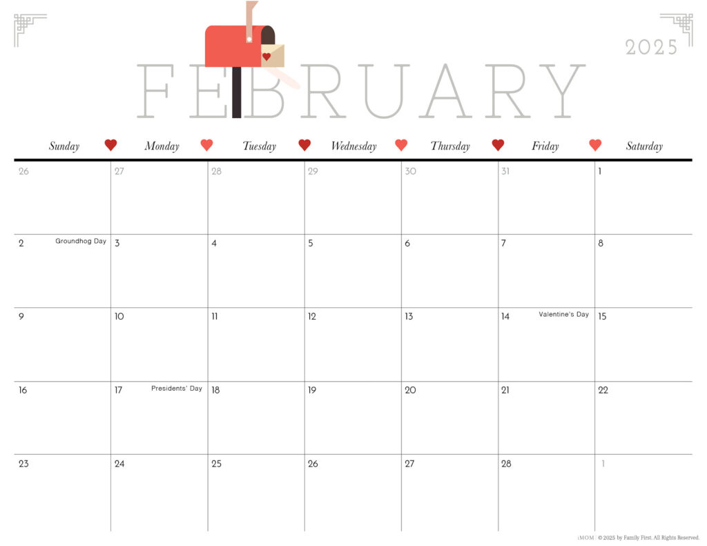 2025 Cute Printable Calendars For Moms   Imom In 2025 Cute Printable Calendar  | CalendarCrazePrint.Com