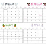 2025 Four Month Calendars   31 Free Printables | Printabulls For  Calendars 2025 | CalendarCrazePrint.Com