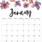 2025 Free Printable Calendar   Floral   Paper Trail Design Within Free Printable Calendar 2025 Floral | CalendarCrazePrint.Com