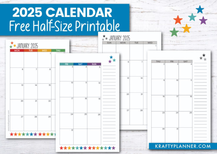 Free Printable Calendar Planner 2025 | Calendars 2025