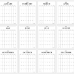 2025 Minimal Calendar Printable (Vertical & Horizontal!)   Jellymemos In  Calendars 2025 | CalendarCrazePrint.Com