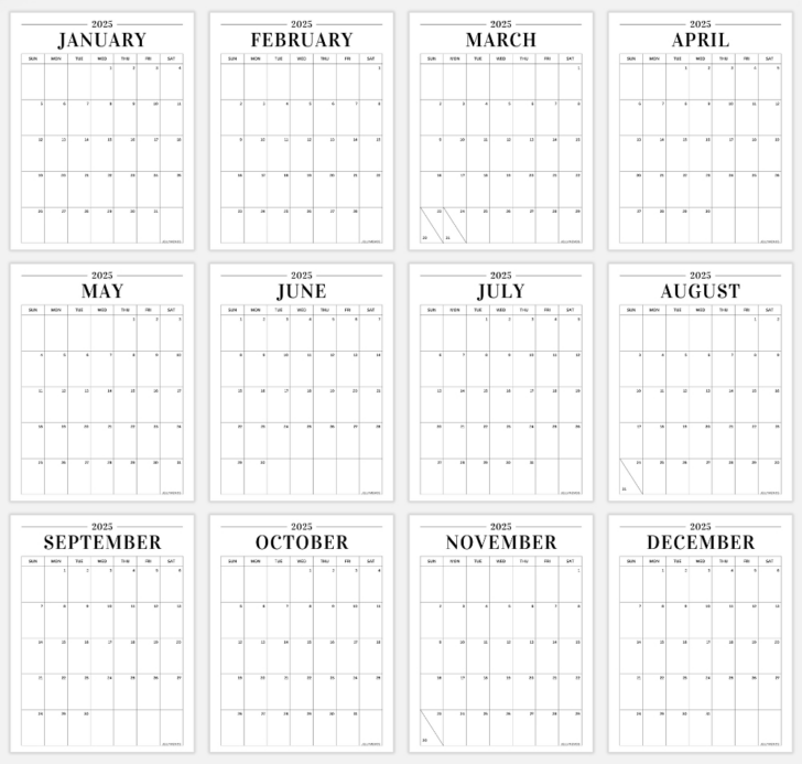 Hp Printable Calendar 2025 | Calendars 2025