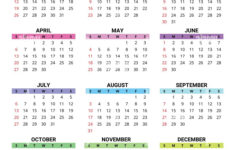 2025 Month Printable Color Calendar. Modern Vector Template inside 2025 Calendar Printable Colorful  | CalendarCrazePrint.Com