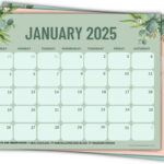 2025 Printable Calendars (56 Free Pdf Printables) In  Calendars 2025 | CalendarCrazePrint.Com