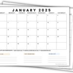 2025 Printable Calendars (56 Free Pdf Printables) Pertaining To Free Printable Calendar 2025 With Notes | CalendarCrazePrint.Com