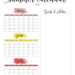 2025 Summer Calendars   27 Free Printables | Printabulls Intended For Summer Calendar 2025 Printable | CalendarCrazePrint.Com