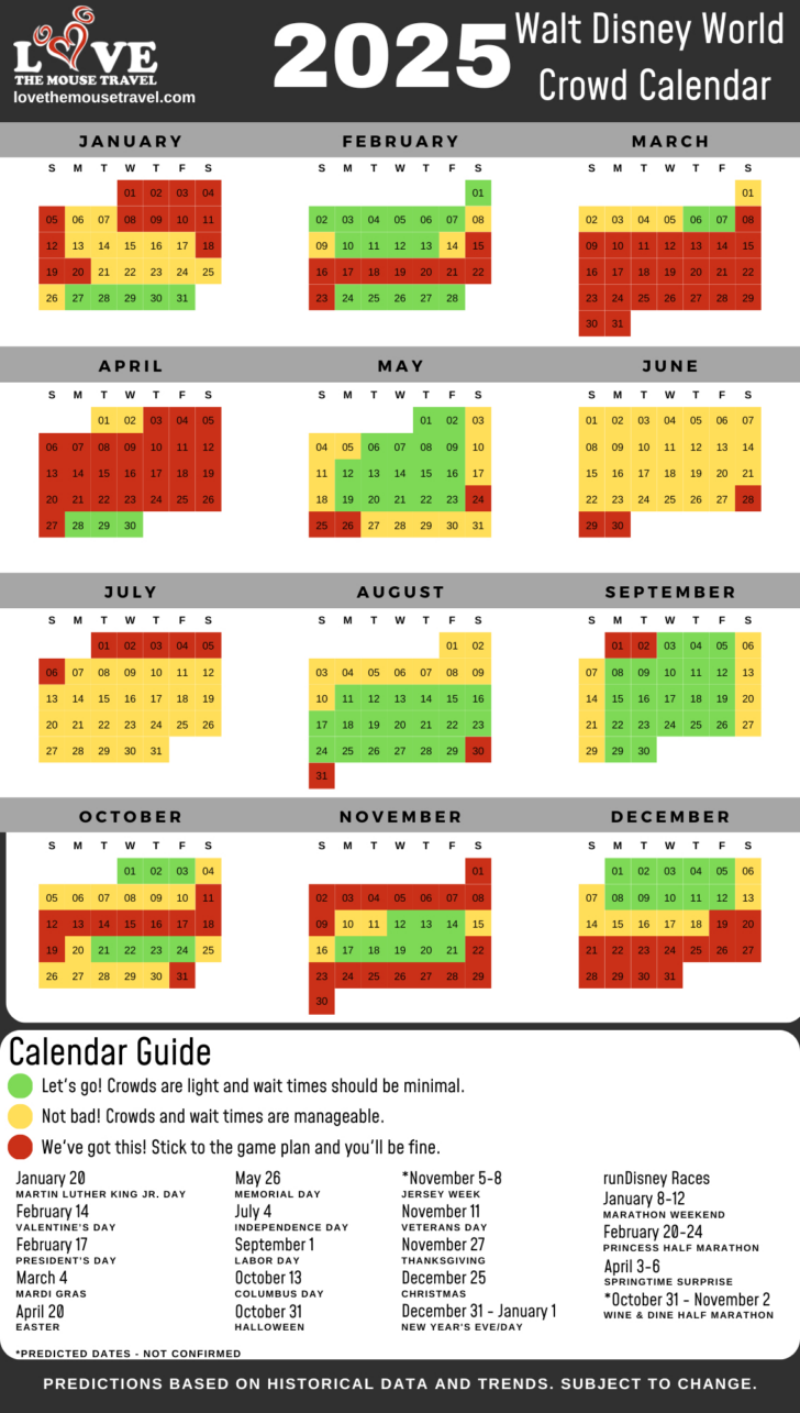 Printable Disney Calendar 2025 | Calendars 2025