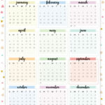 2025 Year Calendars   70 Best Printables   World Of Printables For 2025 Calendar Printable Colorful | CalendarCrazePrint.Com