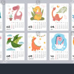 43,521 Calendar Template Animal Royalty Free Photos And Stock With  Calendars 2025 | CalendarCrazePrint.Com