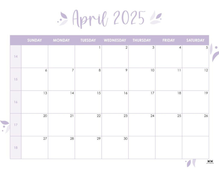 Free Printable Calendar April 2025 | Calendars 2025