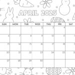 April 2025 Calendars   107 Free Printables | Printabulls Throughout  Calendars 2025 | CalendarCrazePrint.Com