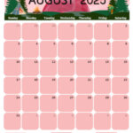 August 2025 Calendar (52 Free Pdf Printables) Inside  Calendars 2025 | CalendarCrazePrint.Com