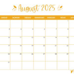 August 2025 Calendars   107 Free Printables | Printabulls Intended For  Calendars 2025 | CalendarCrazePrint.Com