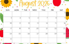 August 2025 Calendars – 107 Free Printables | Printabulls regarding  Calendars 2025 | CalendarCrazePrint.Com