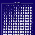 Blue Moon Calendar 2025 With  Calendars 2025 | CalendarCrazePrint.Com