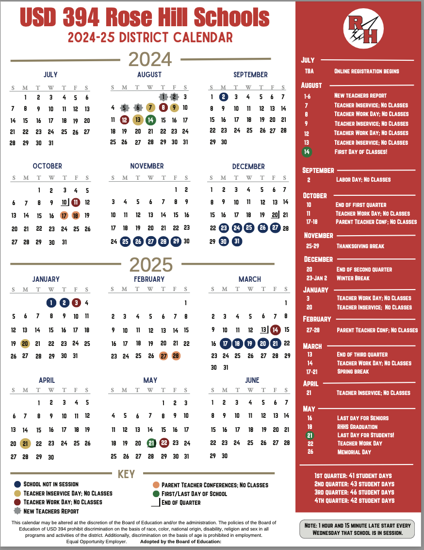 Board Approves 2024-2025 School Calendar – Rocket Productions inside Ball State Calendar 2024 - 2025 Printable | CalendarCrazePrint.Com