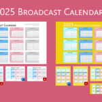 Broadcast Calendar 2025 – Free Downloads – Customizable With 2025 Broadcast Calendar Printable  | CalendarCrazePrint.Com