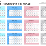 Broadcast Calendar 2025 – Free Downloads – Customizable Within  Calendars 2025 | CalendarCrazePrint.Com