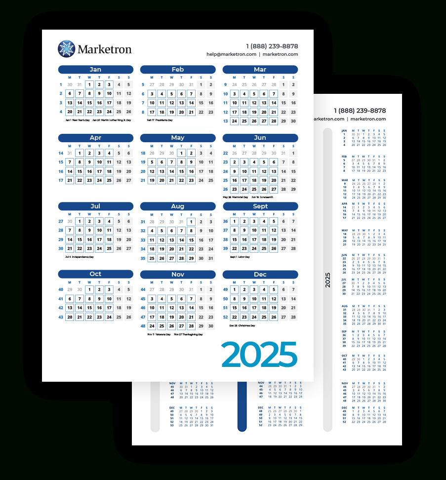 Broadcast Calendars | Marketron with regard to Calendars 2025 | CalendarCrazePrint.Com