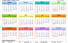 Calendar 2025 (Uk) – Free Printable Pdf Templates in Large 2025 Printable Calendar | CalendarCrazePrint.Com